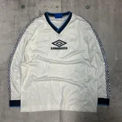 90s vintage UMBRO soccer v-neck shirt