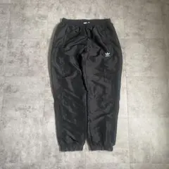00s adidas アディダスオリジナル ナイロン トラックパンツ ブラック