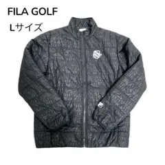 美品 FILA GOLF ブラック ジャケット Lサイズ ゴルフ 防寒