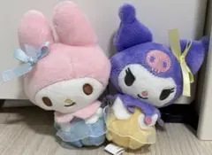 新品未使用　マイメロ　クロミ　ウェディングパーティー　ペアマスコット　サンリオ