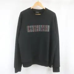 25AW PS Paul Smith ロゴ ストライプ 刺繍 スウェットレーナー