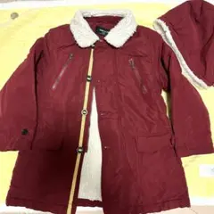 コムサイズム　2way 裏ボアミドルコート