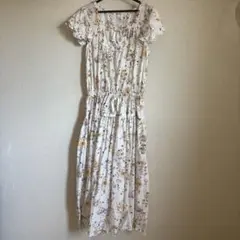 極美品✨️24年5,9万 アナイ ボタニカルローンプリントラップフリル袖 
