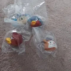 プロ野球マスコットめじるしアクセサリー　 4個セット