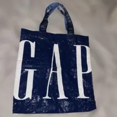 비매품 GAP ロゴ入り トートバッグ プラスチック製 防水 大容量