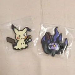 ポケモン　一番くじ　F賞　ぷっくりラバーマグネット　ミミッキュ　シャンデラ
