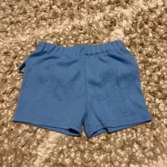 フリル付き青ショートパンツ サイズ100