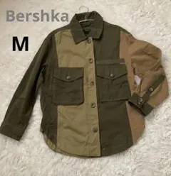 【Bershka】ベルシュカ メンズ M コットン100% ミリタリージャケットのサムネイル