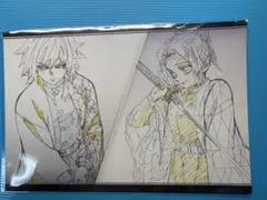 鬼滅の刃　ufotable dining 蟲柱　水柱　 おすそ分けポストカード