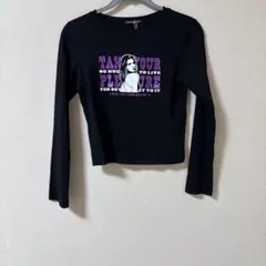 完売品【タグ付き新品未使用】SpRay テレコムGIRL.ptロンTブラック