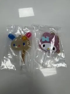 サンリオキャラクターズ うさハナ マイメロ カラフルキャンディチャーム 2個