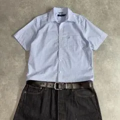 NAUTICA ノーティカ 半袖チェックシャツ 短丈 ボックス cboyのサムネイル