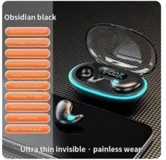 X55 TWS ワイヤレスイヤホン オブシディアンブラック　寝ホン 睡眠スリープ