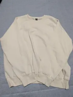 THE NORTH FACE XL クリーム色トレーナー