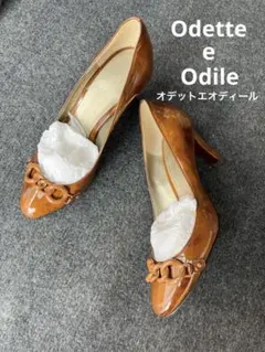 Odette e Odile オデットエオディール エナメルパンプス22.0㎝