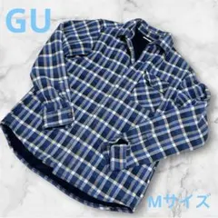 ☆早い者勝ち‼️GU 裏起毛 チェックシャツ Mサイズ☆