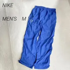 NIKE　00s　Y2K　ナイロンパンツ　トラックパンツ　メンズM　青のサムネイル
