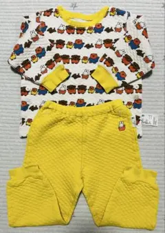 ユニクロ　キルトパジャマ ミッフィー　サイズ100