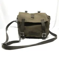 未使用 ミリタリーバッグ キャンバス ショルダーバッグ サドルバッグ サバゲー