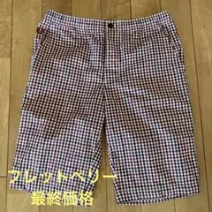 Fred Perry ギンガム　チェック ハーフパンツ　半パン　Mのサムネイル