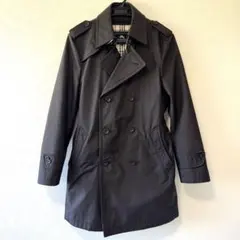 バーバリー ブラックレーベル トレンチコート メンズM 黒 インナー付き