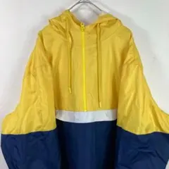 USA古着 ハーフジップ ナイロンジャケット アノラックパーカー