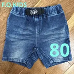 F.O.KIDS ハーフパンツ　ショートパンツ　デニム　男の子　80サイズ