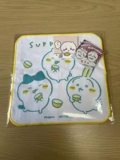 ちいかわらんど広島　リニューアル　ノベルティ　ガーゼタオル　ステッカーセット