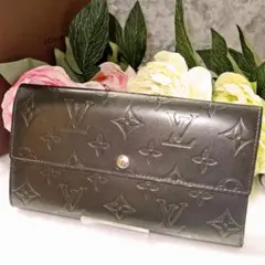美品★ルイヴィトン ポルトフォイユサラ ノワール 長財布