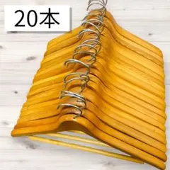◎追加出品◎Right-on 木製ハンガー 31cm幅 20本セット ロゴ混合