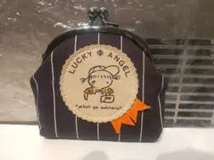 昭和レトロ★日本製★ファンシー系 原宿系 美少女 野球 がま口 財布 小銭入れ