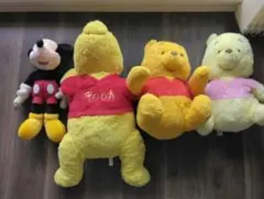 マジレアで～す。ミッキーマウスとプーさんぬいぐるみセット　シェリーメー