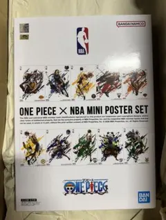 未開封】ONE PIECE × NBA MINI POSTER SET - メルカリ