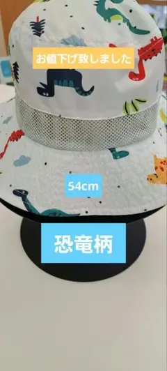 恐竜柄の子供用ハット
