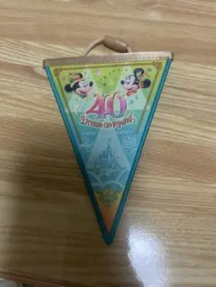 ディズニーランド　40周年　ガーランド　フラッグ