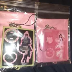 =LOVE イコラブ ミニくじ 瀧脇笙古 ミニキーホルダー 黒衣装 猫衣装