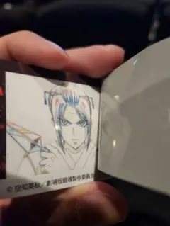 K*u様 新劇場版 銀魂 吉原大炎上　二周目入場特典 アニメ原画ステッカー 壱