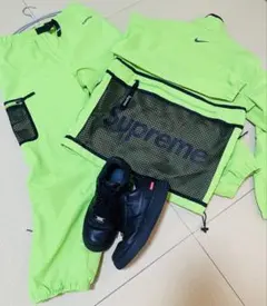『3点セット』Nike × Supreme 上下セットアップ×エアフォース1