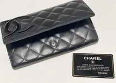 CHANEL　カンボンライン　長財布