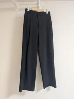 UNIQLO ユニクロ タックワイドパンツ ブラック M