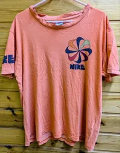 復刻NIKEナイキ風車ロゴ Tシャツ　オレンジ