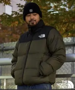 THE NORTH FACE ダウンジャケット ヌプシ　カーキ