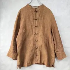 新品 Mademoiselle NONNON 半袖 リネン シャツ 日本製【Mademoiselle NONNON】チェック柄半袖ブラウス M - メルカリ