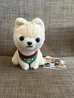 豆しば三兄弟　さすけ　マスコット　キーホルダー　犬