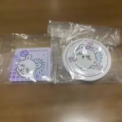 ちいかわ　くら寿司　缶バッジ、マグネット2個セット モモンガ