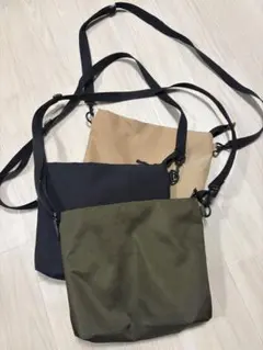 サコッシュバッグ 3色セット