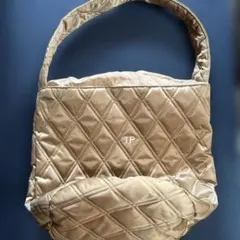 Theatre Products キルティングショルダーバッグ ベージュ