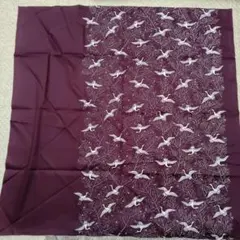 大判風呂敷 鶴柄　99×100センチ