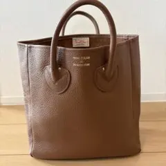 YOUNG&OLSEN レザー トートバッグ M ブラウンのサムネイル