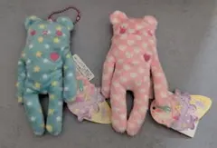 平成レトロ 当時物 FLAN ソフティマスコット くま型ストラップ シュガー